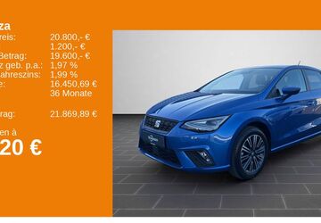 Seat Ibiza 15.552 km 19.800 &euro; Kaiserslautern 67657