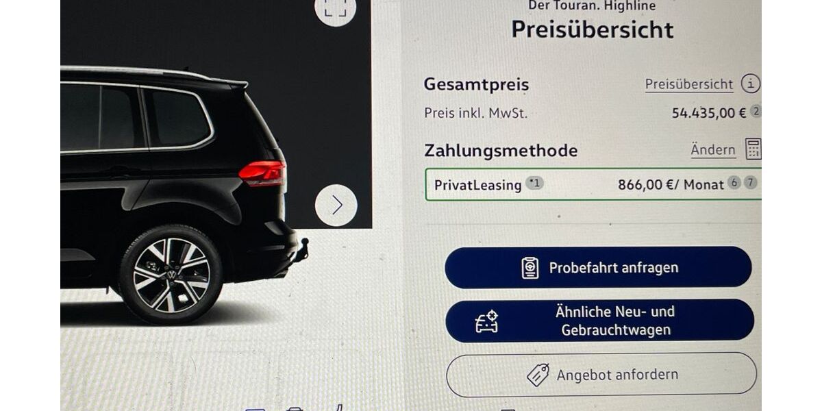 VW Touran 16.400 km 32.500 &euro; Battenberg 67271